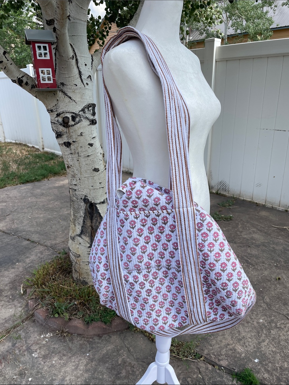 Cotton Kantha Quilted Duffel Bag